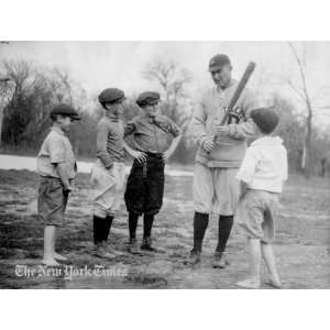  Ty Cobb Gives A Batting Lesson   1921