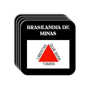 Minas Gerais   BRASILANDIA DE MINAS Set of 4 Mini Mousepad Coasters