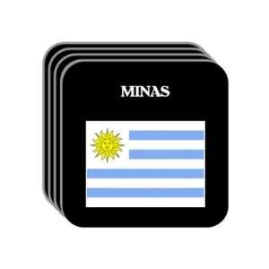  Uruguay   MINAS Set of 4 Mini Mousepad Coasters 