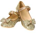   Party By Ellie Shoes Gold Glitter Jane Adult Shoes / Gold   Size 8