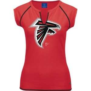  Atlanta Falcons Womens Red Ditto Top