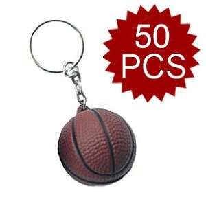  Basketball Keychain, PU Keychains, Gift Ideas (Price / 50 