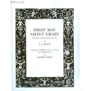  Bach, J.S.   Sheep May Safely Graze BWV 208 for Violin and 