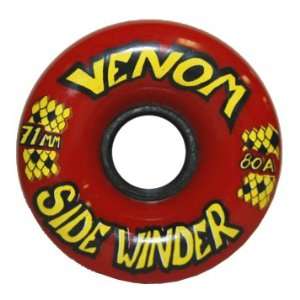 Venom Sidewinder 71mm 80a (set of 4) Longboard Skateboard Wheels 