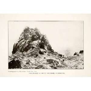  1926 Print Summit Mount Soufriere Guadeloupe Island 