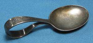 Vintage Baby Spoon Oneida Community Silverplate Curled  