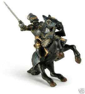 PAPO 39275 Armoured Black Knight & 39276 Rearing Horse  