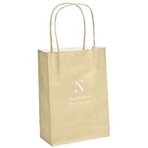  Personalized Monogram Gold Craft Bags   Gift Bags, Wrap 