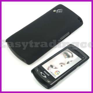 Hard Back Cover Case for Samsung S8500 Wave Black  