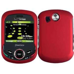  Red Hard Case Cover for Pantech Jest 2 II TXT8045 8045 