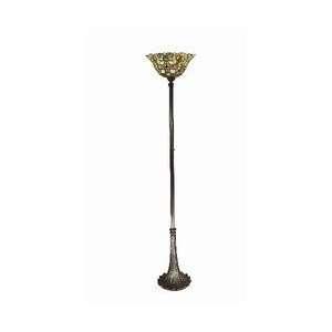  Lumenella Lighting R14A 22T Hood Floor Lamp   Antique 