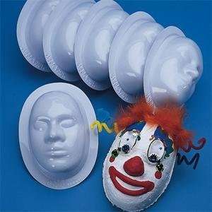  S&S Worldwide Make a Mask Facial Forms (Pack of 6) Toys 
