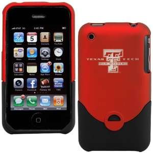  Texas Tech Red Raiders Scarlet Team Logo iPhone Duo Shell Case 