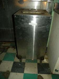Mobile Stainless Steel Ice Cart, USED, Good Condition  