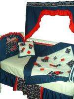 Baby Nursery Crib Bedding Set w/Atlanta Braves fabric  