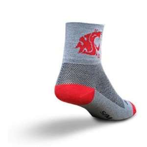 SockGuy Collegiate 3in Washington State Cycling/Running Socks  
