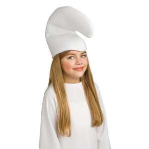  Childs Smufr Costume White Hat Toys & Games