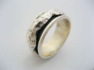 sterling silver spinning motion rings