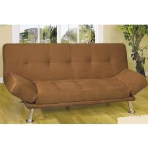 Winston Microfiber Sofa Bed in Light Brown