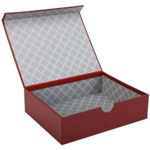   Gibson Magnetic Lid Storage Box   Red Pellaq MMLB 9177 Office
