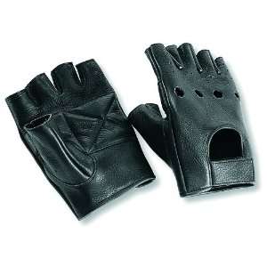  Interstate Leather Unisex Gloves (Black, Medium 