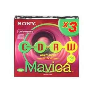  4x 8cm Mavica Rewritable CD RW   3 Pack Electronics