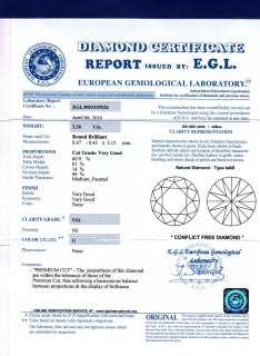 NEW $65000 TACORI PLAT 2.47ct VS1 G EGL Engag/Wed Rings  
