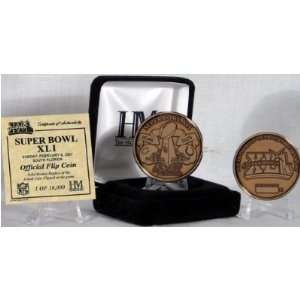 Super Bowl XLI Bronze Bears Colts Flip Coin   Collectible Coin  