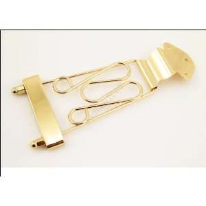  gold deluxe bass guitar trapeze tailpiece wired frame 