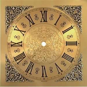   Embossed Gold with Gold Roman Time Ring Clock Dial