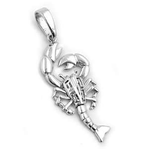  PENDANT, CANCER, RHODINIZED, SILVER 925, NEW DE NO 