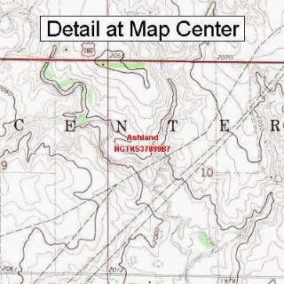   Map   Ashland, Kansas (Folded/Waterproof)