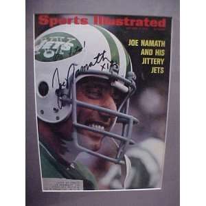 Joe Namath Autographed October 9, 1972 Sports Illustrated Magazine 