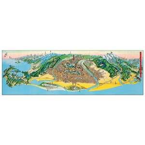  [954 pieces] Kanazawa City Jigsaw Puzzle (34 x 102 cm 