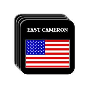 US Flag   East Cameron, Texas (TX) Set of 4 Mini Mousepad 