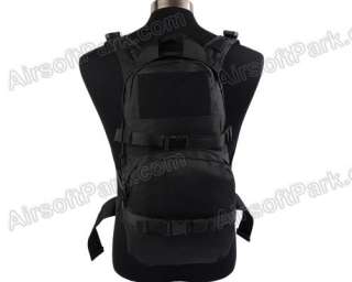 Molle Tactical Utility Hydration Pouch Backpack Black2  