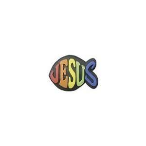  Jesus Fish Colorful Good News Shoe Charms Pack of 25 Pet 