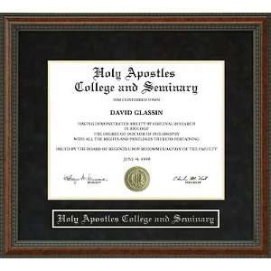  Holy Apostles College and Seminary Diploma Frame Sports 