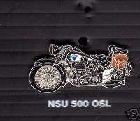 NSU 500 OSL 1924 Motorcycle pin badge classic Rare  