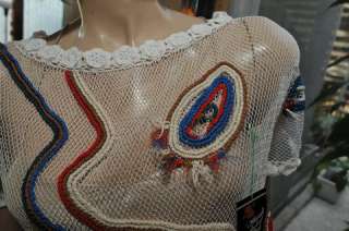 Lims Exquisite White Hand Crochet Top S, M or L  