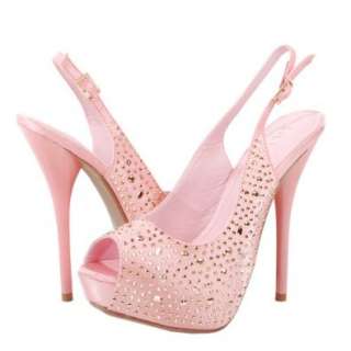  Carinthia2 Jeweled Slingback High Heels PINK Shoes