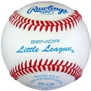 Rawlings RSLL2 AS Senior Little League Full Grain Leather Baseball 