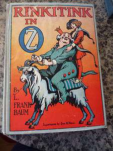 Rinkitink In Oz By L. Frank Baum. 1916 edition but later.  