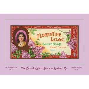   Buyenlarge Florentine Lilac Toilet Soap 20x30 poster