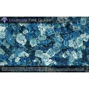   Sapphire Garden   Premixed Fireplace Glass   60 LBS.