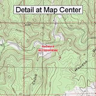   Map   Rochford, South Dakota (Folded/Waterproof)