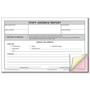  School Smart Staff Absence Report
