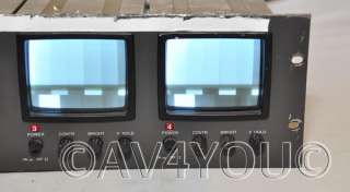 Sony PVM 411 Quad Video Monitor Black & White 4 x 4 B&W  