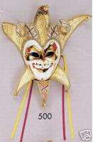 Venetian male jester carnival wall mask  
