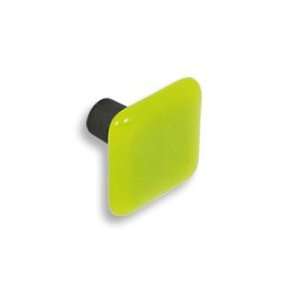  #334 CKP Brand Lime Green Art Glass Knob With Oil Rubbed 